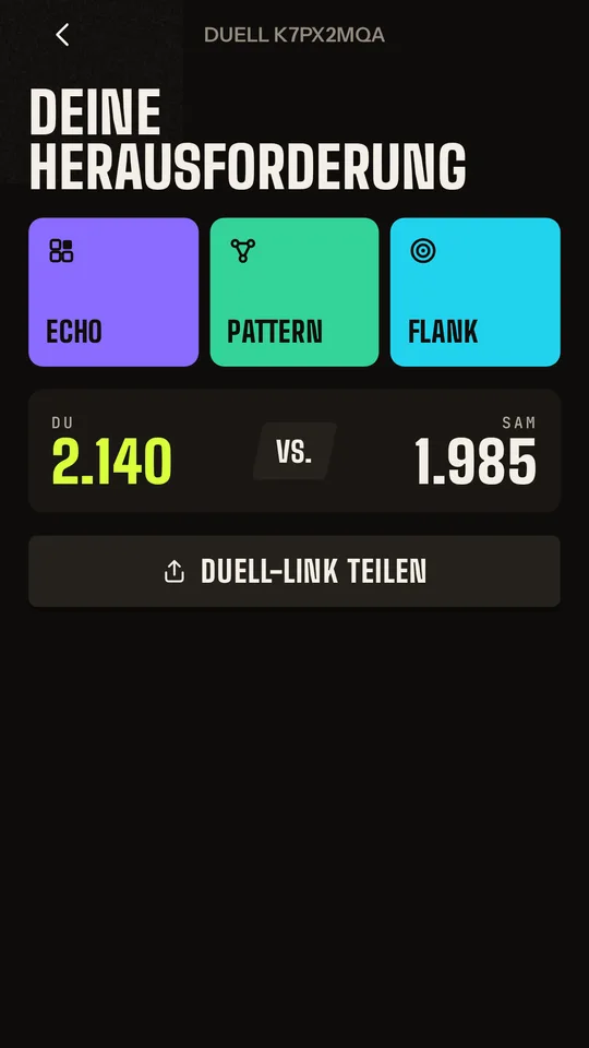 Ein beendetes Duell: 2140 gegen 1985